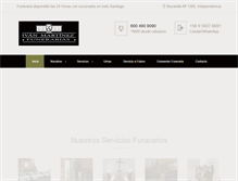 Tablet Screenshot of funerariaivanmartinez.cl